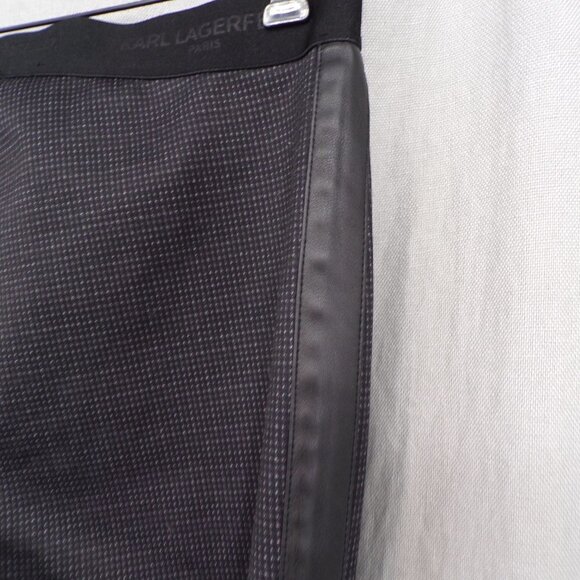 Karl Lagerfeld Paris Women's Stretch Knit Ankle Leggings - size 10 - Picture 3 of 10
